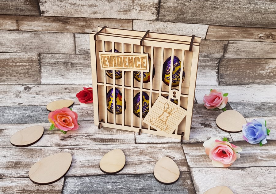  funny cadburys creme egg holder easter bunny jail cell