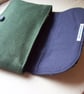 Textile art clutch bag with hand and machine embroidery - Image 5