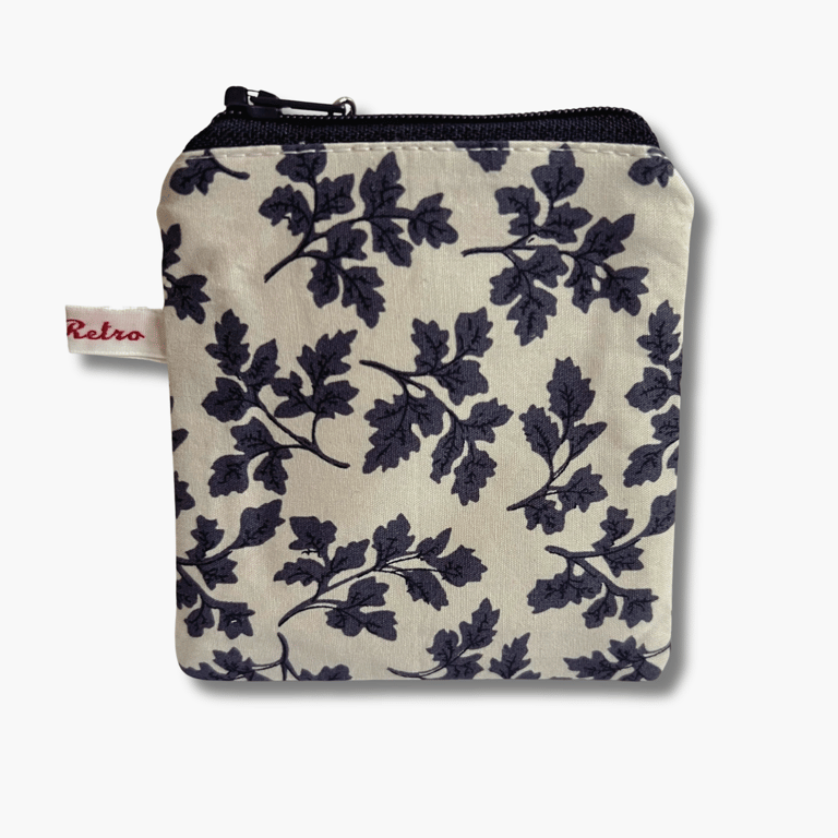 Floral Purse for Notions - Grey Gardens