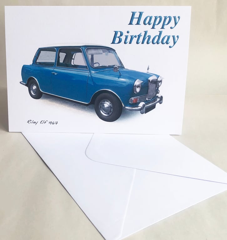 Riley Elf 1967 - Birthday, Anniversary, Retirement or Plain Card