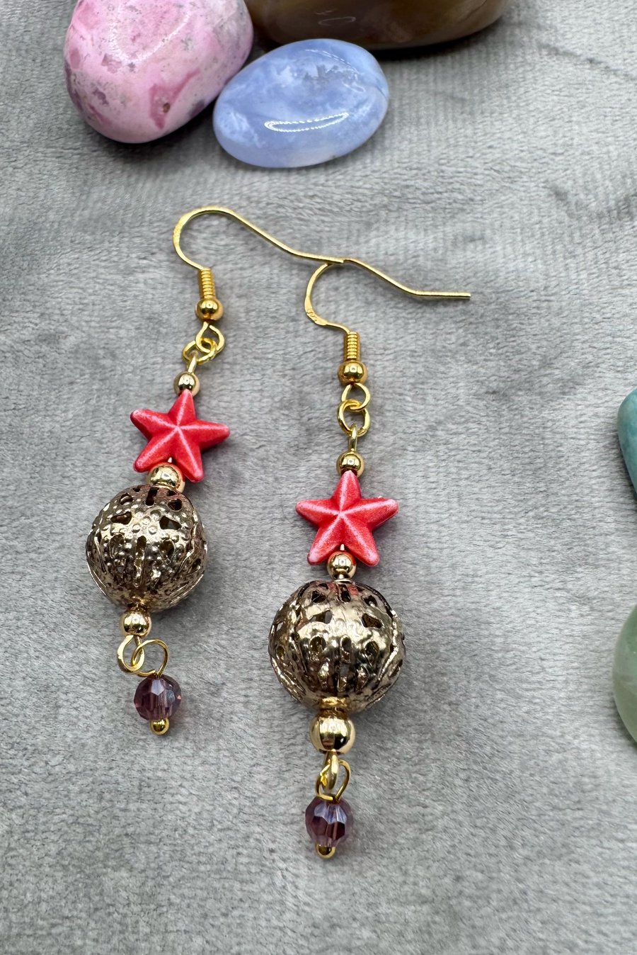 Vintage bead earrings