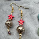 Vintage bead earrings