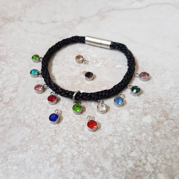Birthstone Bracelet, Custom birthday bracelet, Personalised gifts
