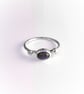 Sterling silver ring with oval labradorite - Image 3