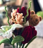 Bear Bouquet - Handmade Chenille Flowers