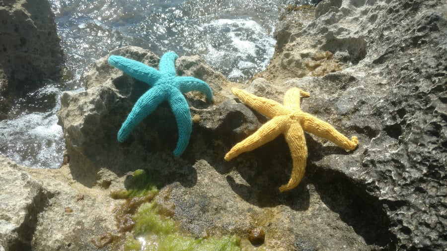 Pattern Knitted Starfish