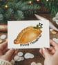 Cornish Pasty Merry Christmas Card, Cornish Christmas, Cornwall - Image 1
