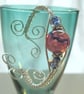 Rose Glass Cuff Bracelet - Image 1