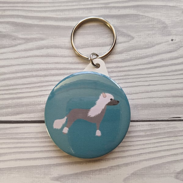 Chinese crested keyring, Chinese crested gifts