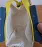 Lemons quilted zipped carton pouch - Image 3