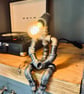 The Pensive Man Industrial Iron Pipe Lamp - Image 4
