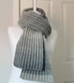 The Shades of Grey Knitted Fusion Scarf 