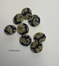 Pick and mix package of 10 hand covered buttons  - Image 7