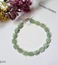 Designer Apple Green Prehnite Sterling Silver Bracelet AA GRADE - Image 2