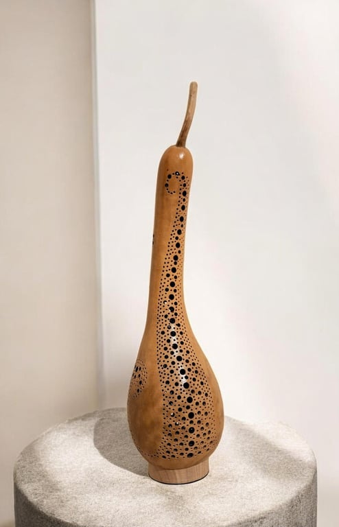 Long Swirls 3 Gourd Lamp Night Light