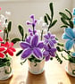 Everlasting Chenille Lily Arrangement - Choose Your Colour - Handmade Gift - Fre - Image 1