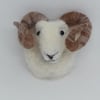 Needle Felted Sheep Brooch 