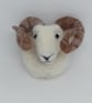 Needle Felted Sheep Brooch 