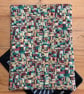 Squares And Rectangles With Gold Highlights Quilted Fabric Sleeve For 6" Kindle 