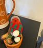 Gorgeous felted Christmas Robin - Image 6