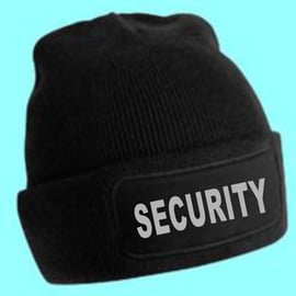 Beanie Printed with SECURITY