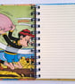 The Bash Street Kids Beano Comic Junk Journal, Handmade Blank Square Notebook - Image 9