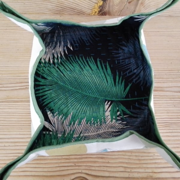 handmade storage tray for use in the bedroom, bathroom or office.