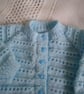 Baby's Hand Knitted Textured Cardigan Set, Gift Idea for Babies, Custom Make - Image 7