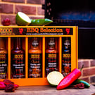 BBQ Chilli Sauce Gift Box - 5 Sauces from Extra Mild to Hot
