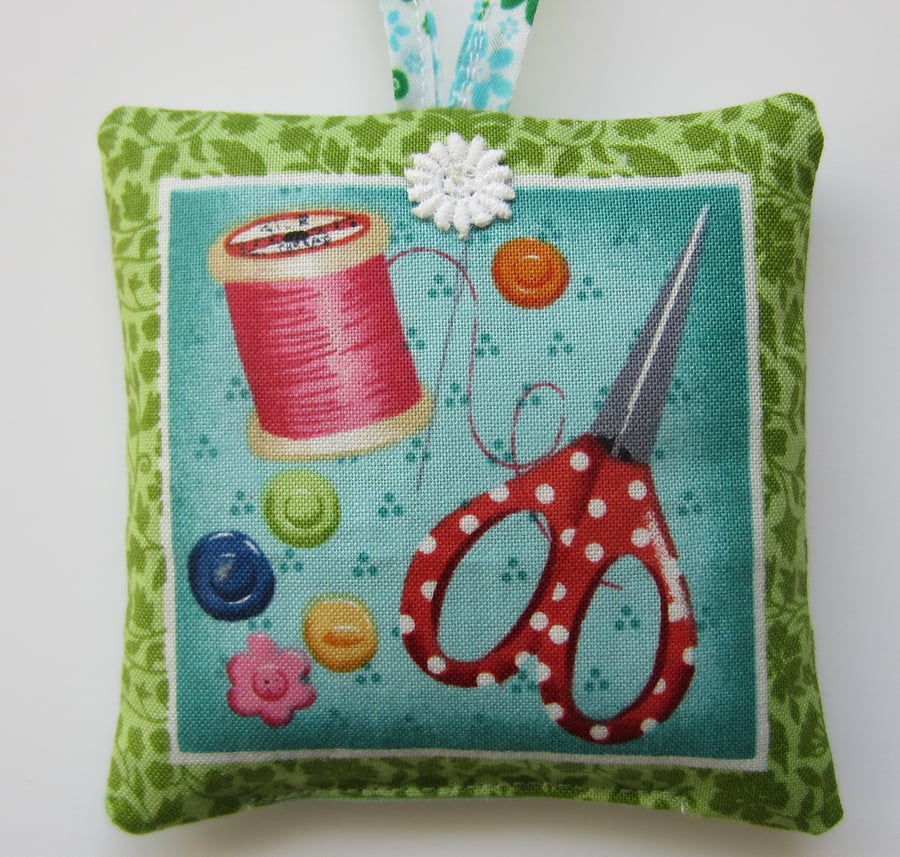 Sewing Items Lavender Bag