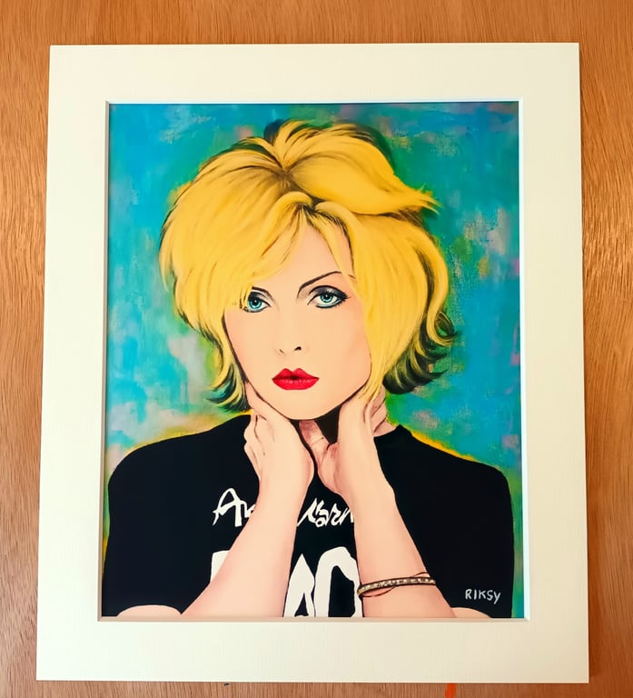DEBBIE HARRY ART PRINT WITH MOUNT
