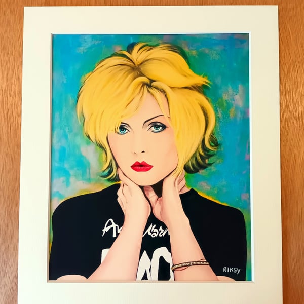 DEBBIE HARRY ART PRINT WITH MOUNT