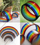 Glass Rainbow Bridge For Pet Loss - 3D Name, Paw Prints, Choice Of Gift Card - Image 4