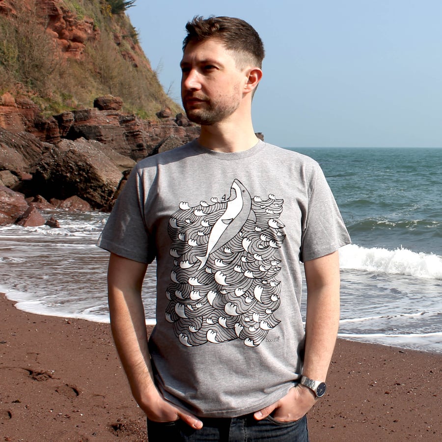 Men's 'King of the Sea' shark T-shirt