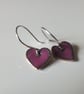 Purple heart earings - Image 8