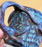 Pottery tree mug finished in blue and brown bark colour glazes - Image 6
