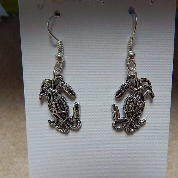Dangle Earrings Crab Cancer
