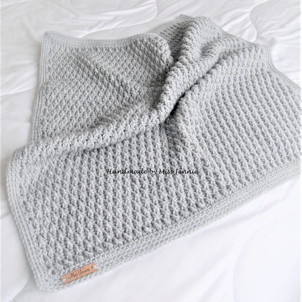 PDF Waterfall Crochet Blanket Pattern, Blanket Pattern, Afghan pattern