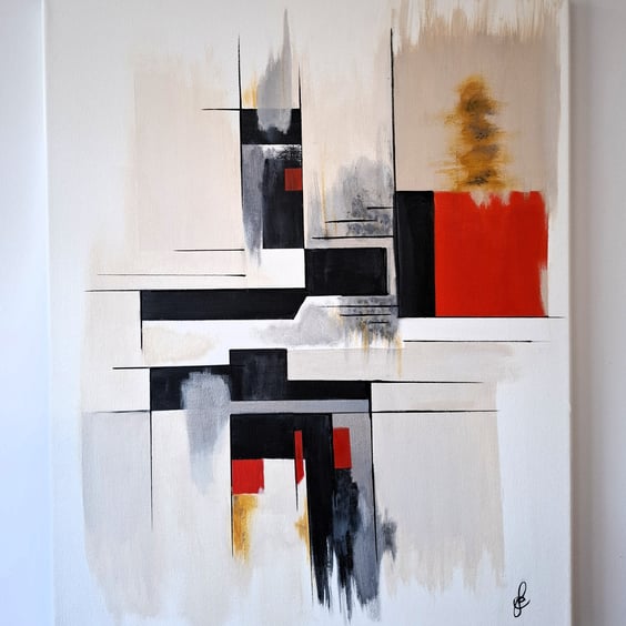 Original Abstract Acrylic Painting - Abstract Art – Modern Art