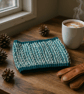 Teal Green Shetland Wool Cowl - Image 1