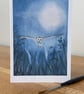'Moonlight' blank greetings card  - Image 2