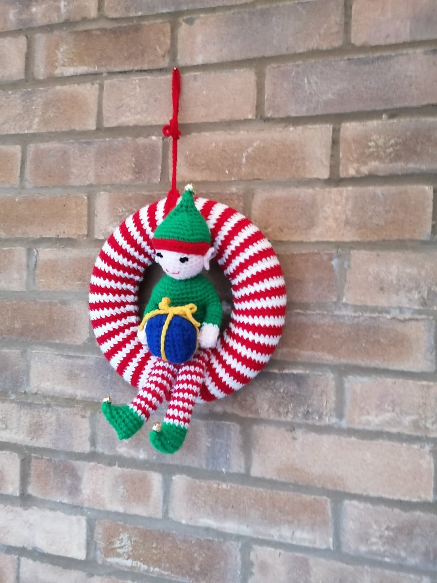 Crochet Elf Wreath