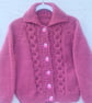 Knitted Cabled Chunky Cardigan with a Collar, Children's Gift Ideas, Custom Make - Image 5