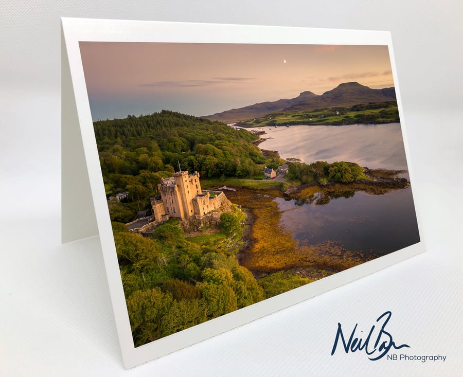 Dunvegan Castle, Isle of Skye - Scottish Greeting Card by Neil Barr