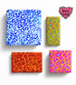 Leopard print wrapping paper in blue, orange, pink or green - Image 2