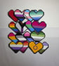 8 Bit heart necklace, LGBTQ Stickers Video Game Accessories