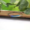 Anodised Titanium Simple Hammered  Texture Bangle, Adjustable Fit, Wrap Bracelet