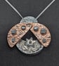 Silver ladybird pendant, Moving jewellery, Silver insect necklace - Image 3