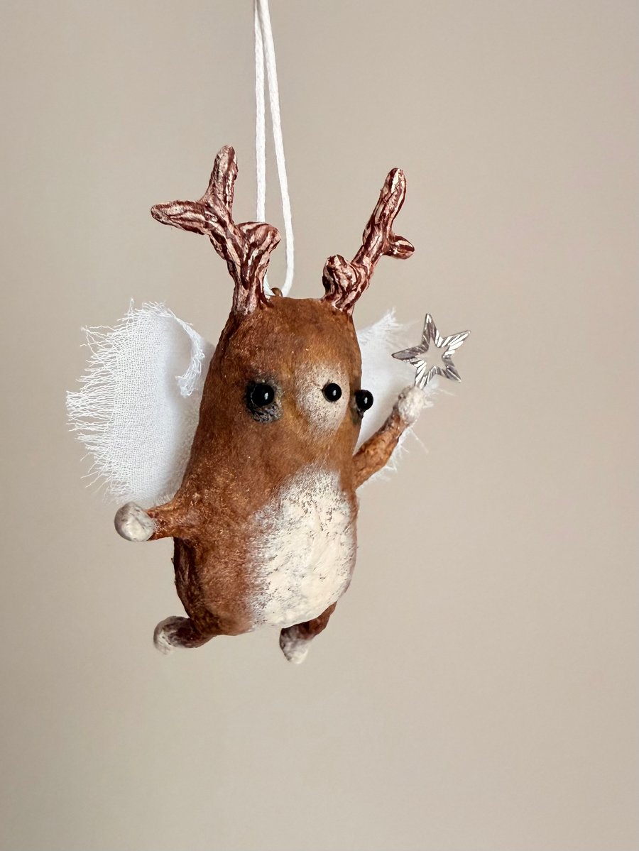 Spun Cotton Christmas Star Thief