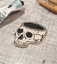 Mindless Skull Hand Printed Sticker - Image 7